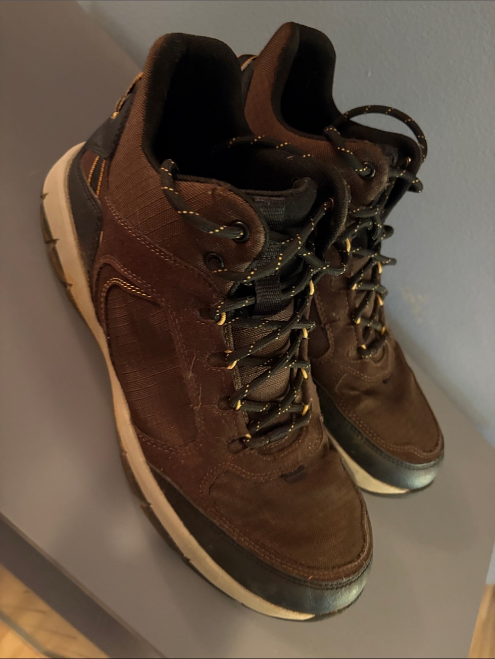 Clarks Brown and Black Men's Hiking Boots